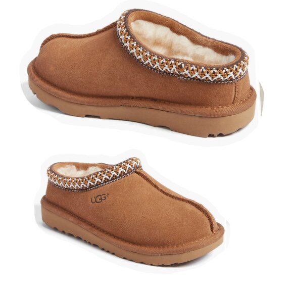 UGG Tasman ll Embroidered Kids Slippers Size 3 - Picture 10 of 11